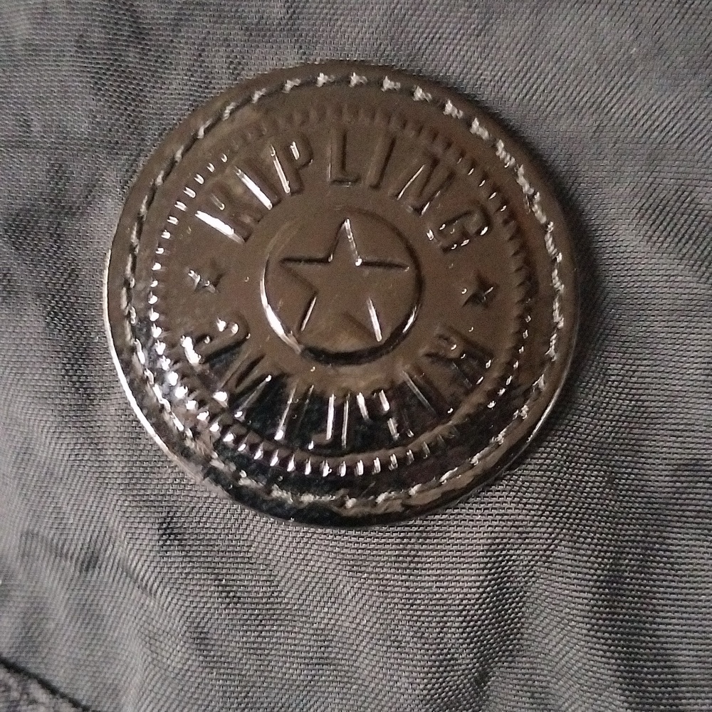 Kipling All Black Nylon Backpack - image 3